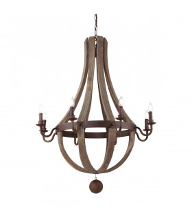 Millennium  8 Light Ceiling Pendant Brown E14-1