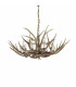 Chalet  8 Light Pendant Chandelier Light Brown E14