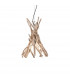 Driftwood 1 Light Ceiling Pendant Brown E27