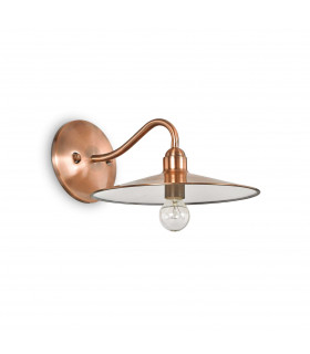 Cantina 1 Light Indoor Dome Wall Light Copper E14