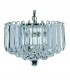4 Light Ceiling Pendant Chrome with Crystals, E14 - 1