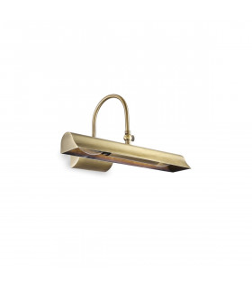 Retro 2 Light Picture Wall Light Brass E14-1
