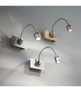 Dynamo LED 1 Light Indoor Adjustable Wall Light Reading Lamp Antique Brass