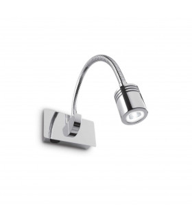 Dynamo LED 1 Light Indoor Adjustable Wall Light Reading Lamp Chrome
