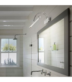 Bow  LED Large Picture Wall Light Chrome-2