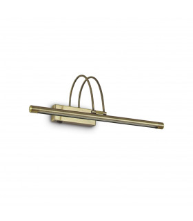 Bow  LED Medium Picture Wall Light Antique Brass-1