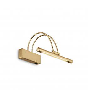 Bow  LED Small Picture Wall Light Satin gold