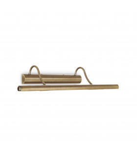 Mirror 4 Light Picture Wall Light Antique Brass G9-1
