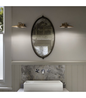 Mirror Wall Light Antique Brass 2 Light G9-2