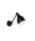 Newton Adjustable 1 Light Indoor Wall Light Matt Black E27