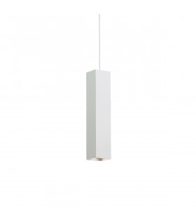 Sky 1 Light Slim Ceiling Pendant White GU10-1