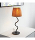 Wriggle 1 Light Table Lamp Matt Black Natural Raffia-3