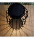 Tropic Integrated LED Solar Table Lamp Matt Black Clear Glass IP44-5