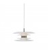 LED 1 Light Ceiling Pendant Matt White, G9 - 1