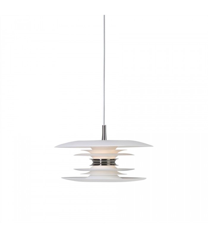 LED 1 Light Ceiling Pendant Matt White, G9 - 1