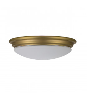 Brompton Decorative Flush Ceiling Light Brushed Brass IP44-2