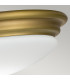 Brompton Decorative Flush Ceiling Light Brushed Brass IP44-3