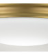 Brompton Decorative Flush Ceiling Light Brushed Brass IP44-5