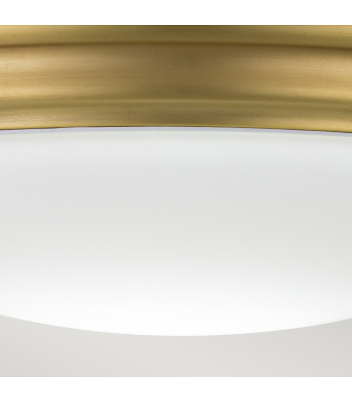 Brompton Decorative Flush Ceiling Light Brushed Brass IP44-5