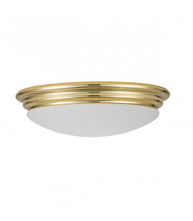 Brompton Decorative Flush Ceiling Light Polished Brass IP44-2
