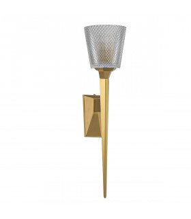 Verity Wall Lamp Brushed Brass IP44-2
