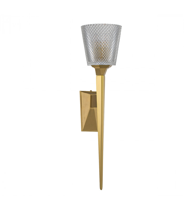 Verity Wall Lamp Brushed Brass IP44-2