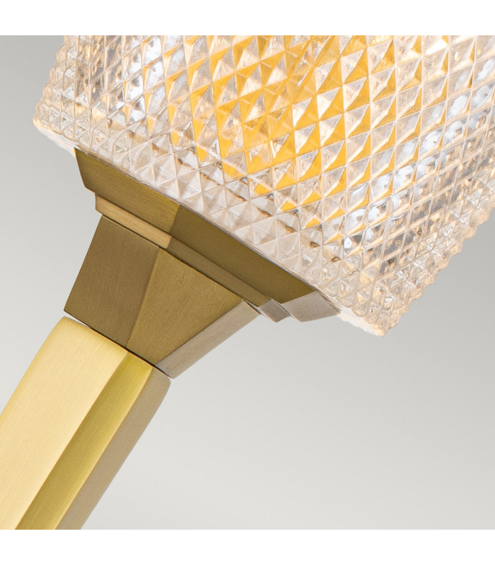 Verity Wall Lamp Brushed Brass IP44-3
