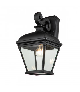 Bayview Outdoor Wall Lantern Black IP44-1