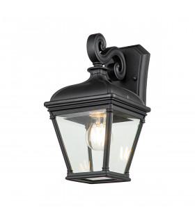 Bayview Outdoor Wall Lantern Black IP44-1