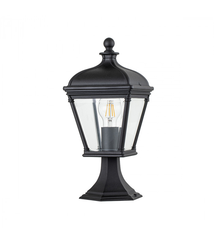 Bayview Outdoor Pedestal Light Black IP44-2