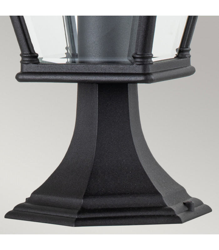 Bayview Outdoor Pedestal Light Black IP44-5