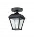 Bayview Outdoor Surface Mounted Downlight Black IP44-2