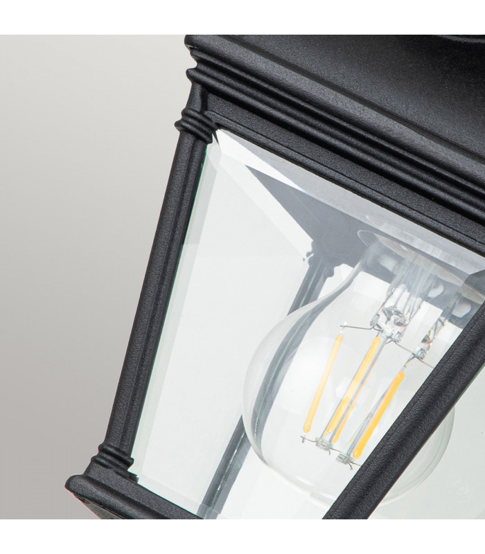 Bayview Outdoor Surface Mounted Downlight Black IP44-3