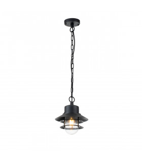Copenhagen Outdoor Dome Wall Lamp Black IP44-1