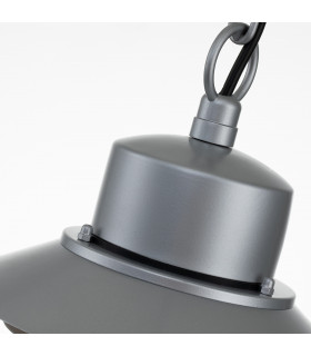 Copenhagen Outdoor Dome Wall Lamp Silver IP44-2