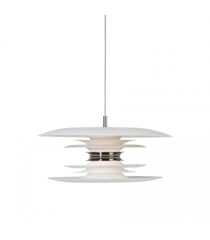 LED 1 Light Ceiling Pendant Matt White, G9 - 1