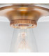 Feiss Hounslow Bowl Semi Flush Ceiling Light Burnished Brass-4