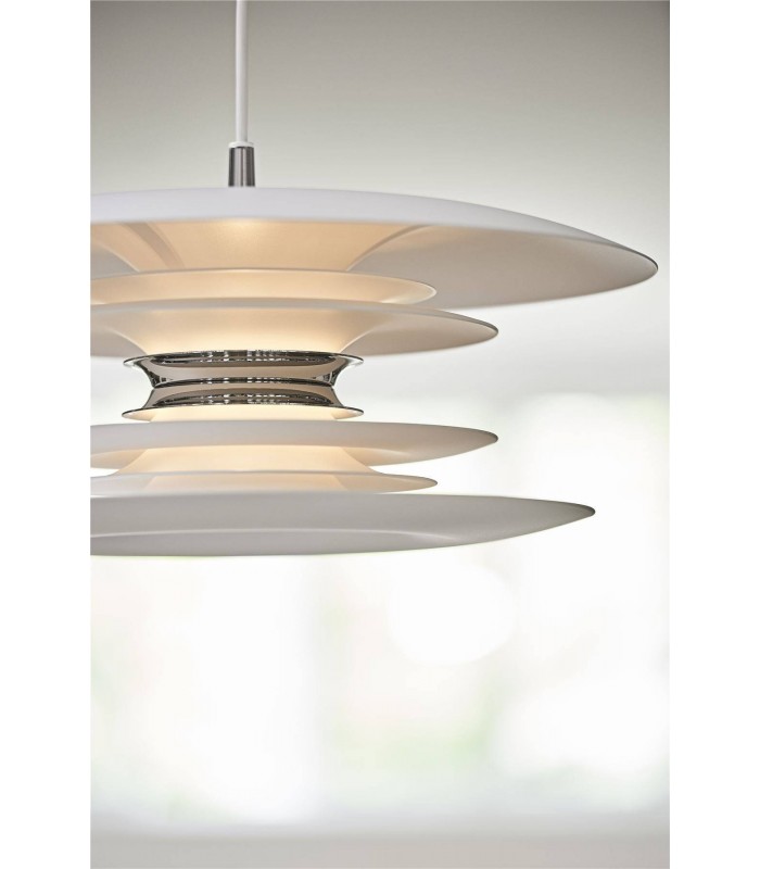 LED 1 Light Ceiling Pendant Matt White, G9 - 2