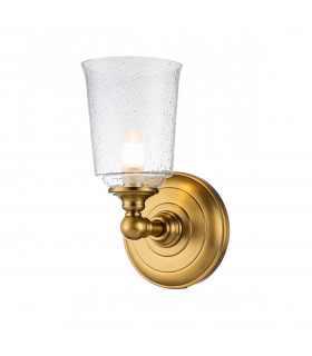 Feiss Hugeunot Lake Wall Lamp Burnished Brass IP44-1