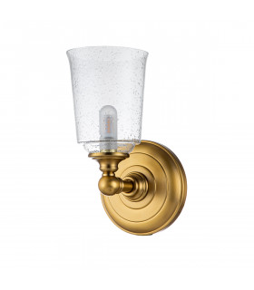 Feiss Hugeunot Lake Wall Lamp Burnished Brass IP44-2