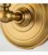 Feiss Hugeunot Lake Wall Lamp Burnished Brass IP44-4
