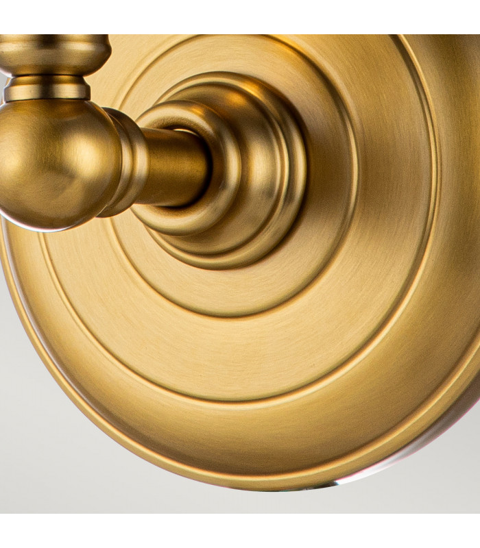 Feiss Hugeunot Lake Wall Lamp Burnished Brass IP44-4