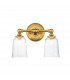 Feiss Hugeunot Lake Wall Lamp Burnished Brass IP44-1