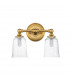 Feiss Hugeunot Lake Wall Lamp Burnished Brass IP44-2