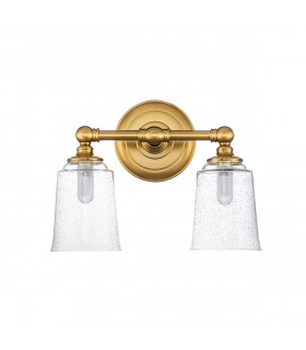 Feiss Hugeunot Lake Wall Lamp Burnished Brass IP44-2