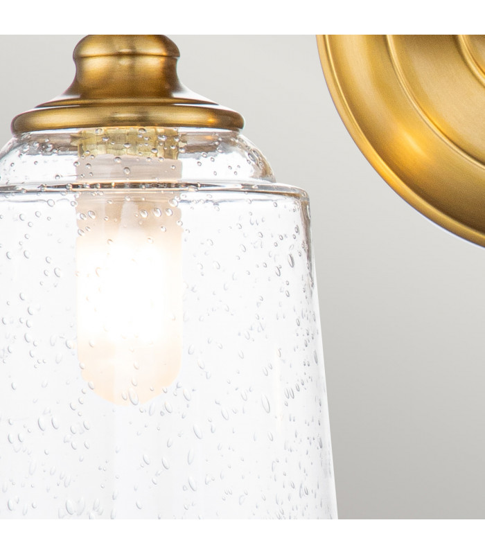 Feiss Hugeunot Lake Wall Lamp Burnished Brass IP44-5