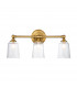 Feiss Hugeunot Lake Wall Lamp Burnished Brass IP44-1