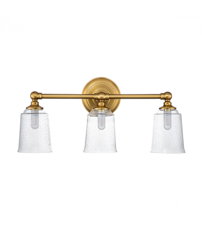 Feiss Hugeunot Lake Wall Lamp Burnished Brass IP44-2