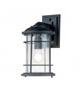 Feiss Lighthouse Outdoor Wall Lantern Textured Black IP44-1