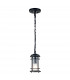 Feiss Lighthouse Outdoor Pendant Ceiling Light Textured Black IP44-1